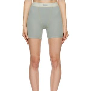 SKIMS Cotton Rib Boxer Mineral in Size Small
